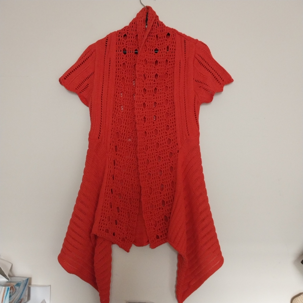 Pure Hand-knitted cardigan knitwear for women sz M/L